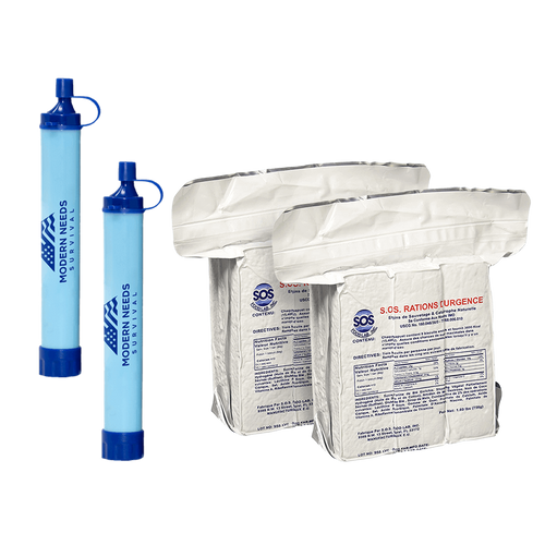 two filters and two food rations