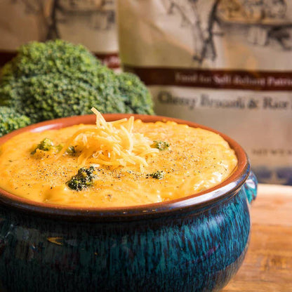 cheesy broccoli & rice soup