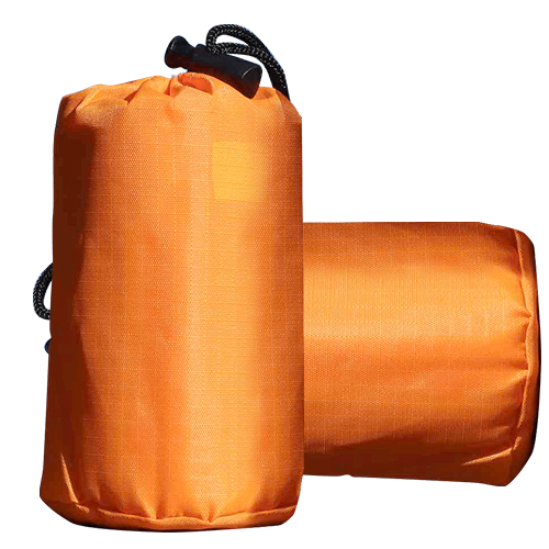 Two emergency sleeping bags, no logo