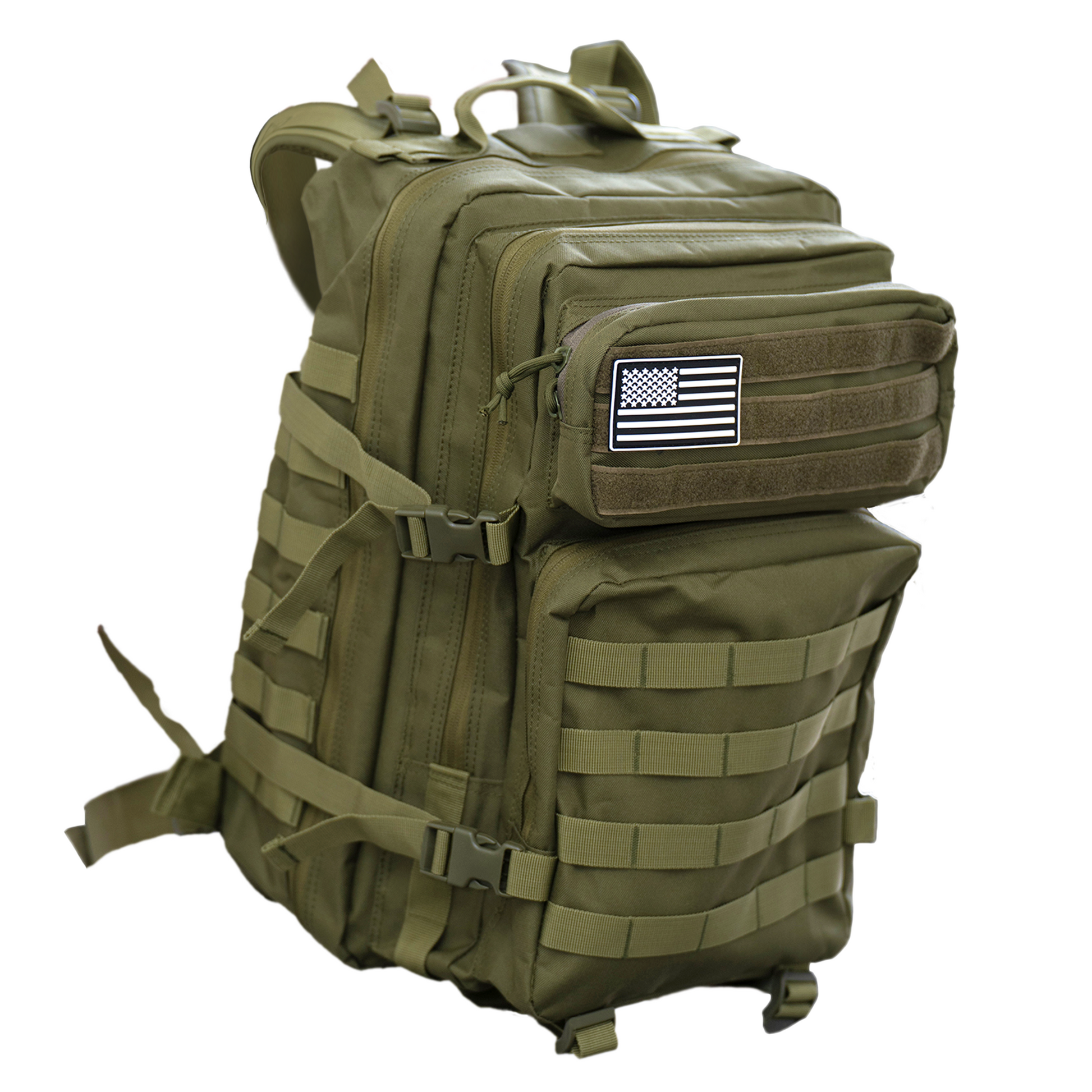 Green 40L tactical backpack