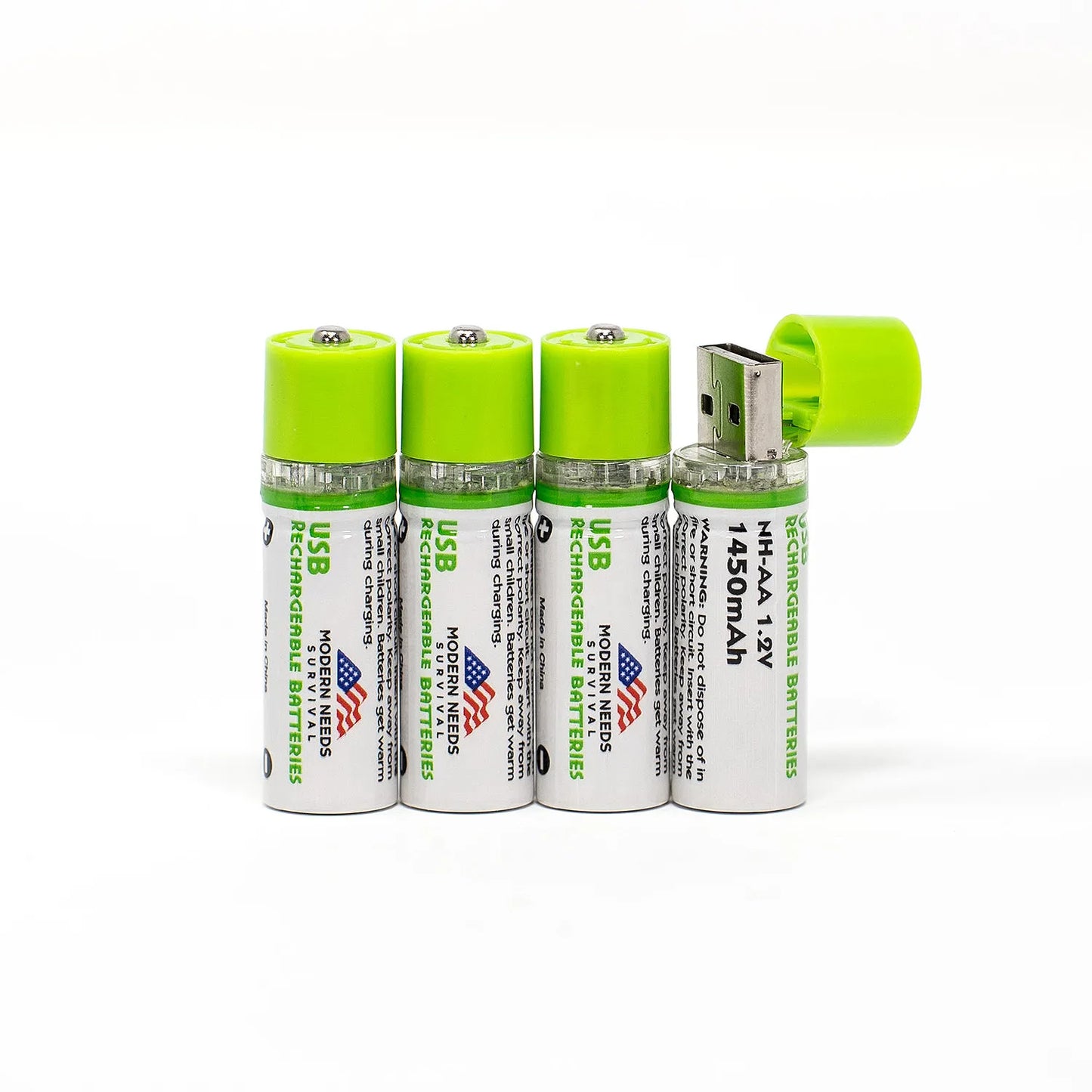 Ultra-Charge AA USB Rechargeable Batteries