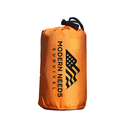 One emergency sleeping bag