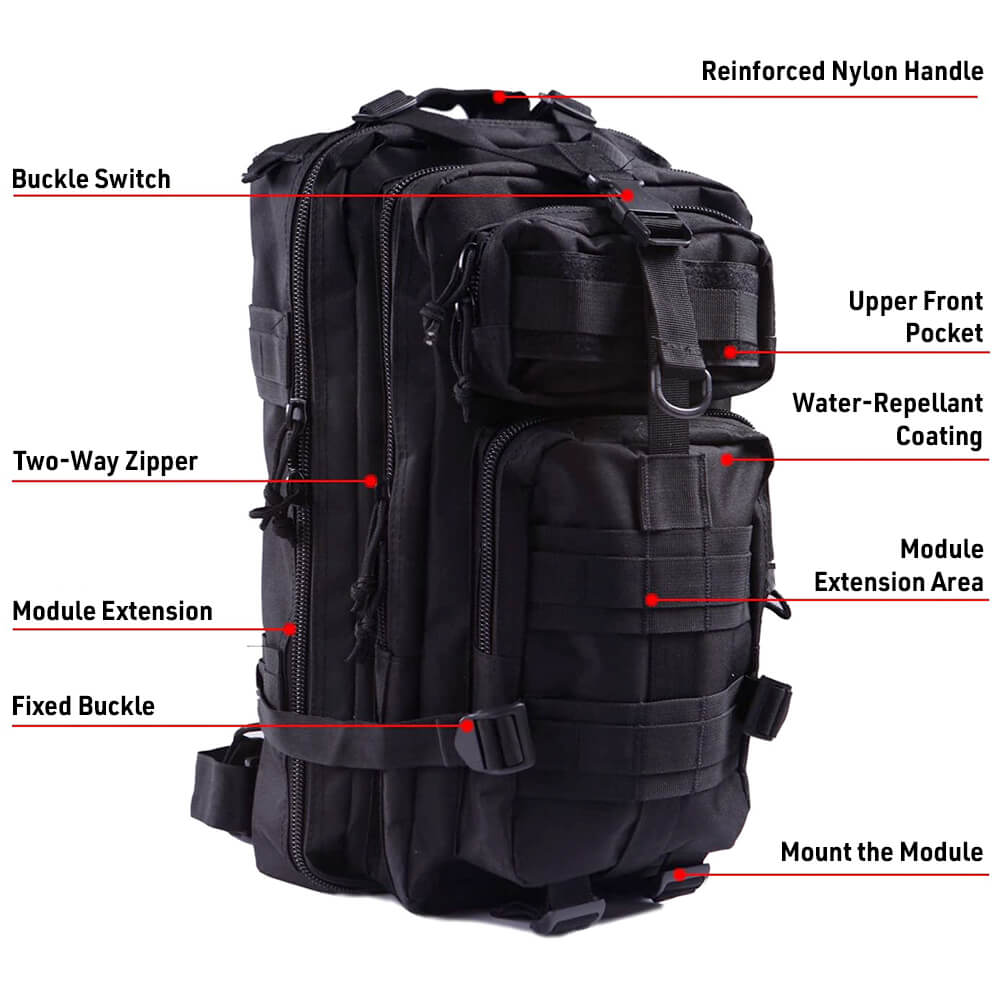 20L Compact Tactical Backpack – Modern Needs Survival