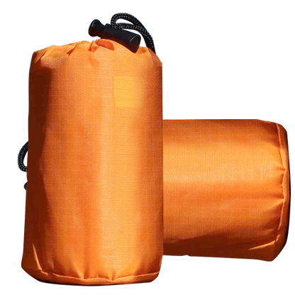 Two emergency sleeping bags, no logo